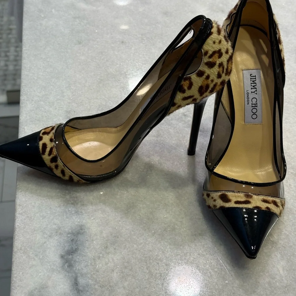 Jimmy Choo 38 - Animal Print - Picture 8 of 9